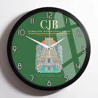 Thumbnail for Coimbatore International Airport CJB Wall-Clock Framed - Green