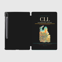 Thumbnail for Easterwood Airport (CLL) design on black samsung tablet tablet case