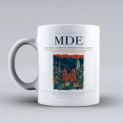 Jose Maria Cordova International Airport MDE Mug - White