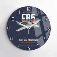 Thumbnail for de Havilland Vampire FB5 design on navy blue no frame wall clock