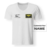 Thumbnail for If It Ain't Airbus I'm Taking A Bus Designed V-Neck T-Shirts - view 17
