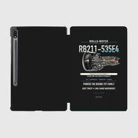 Thumbnail for RB211-535E4 design on black samsung tablet tablet case