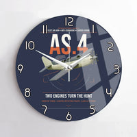 Thumbnail for Fairey Gannet AS.4 design on navy blue no frame wall clock