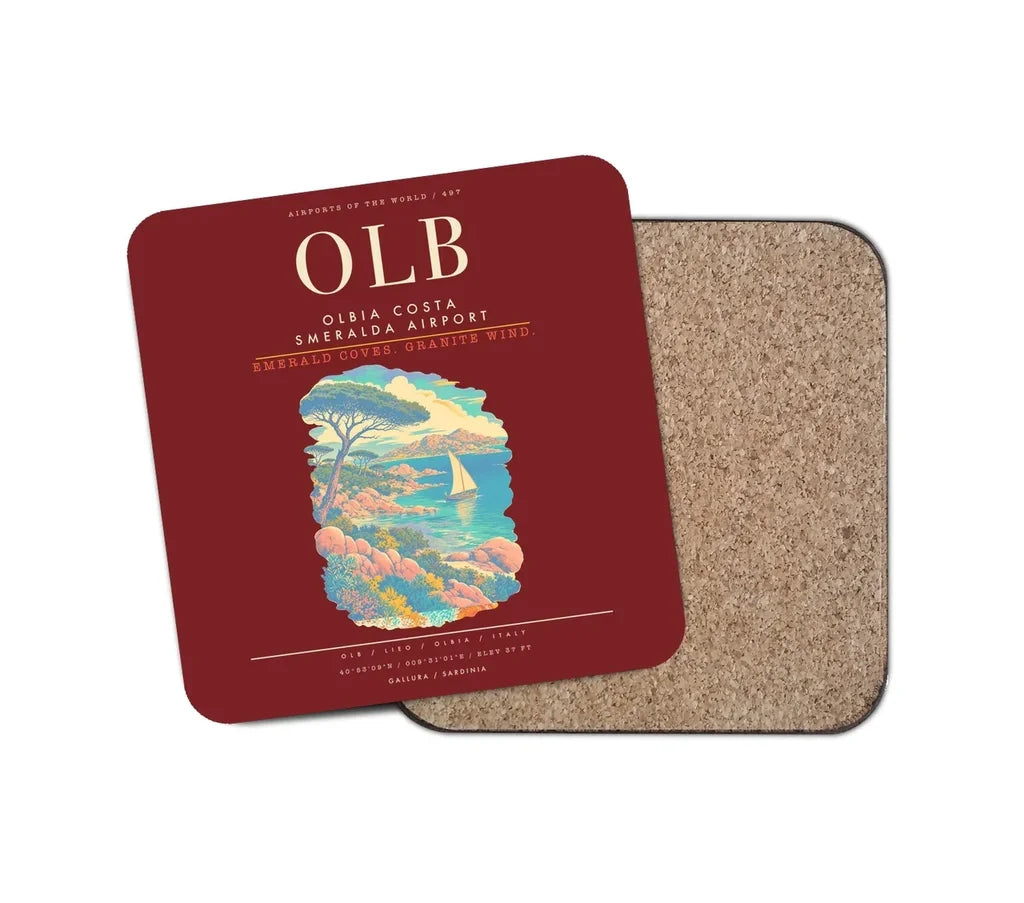 Olbia Costa Smeralda Airport OLB - Dark Red