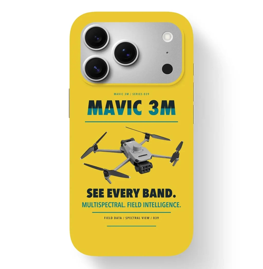 DJI Mavic 3 Multispectral Case design on yellow iphone case