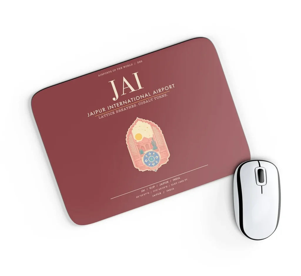 Jaipur International Airport JAI - Dark Red