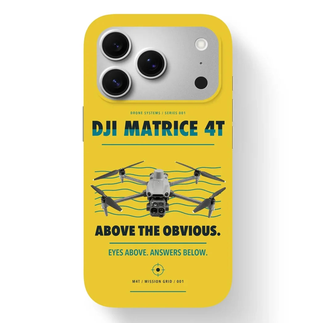 DJI Matrice 4T Case design on yellow iphone case