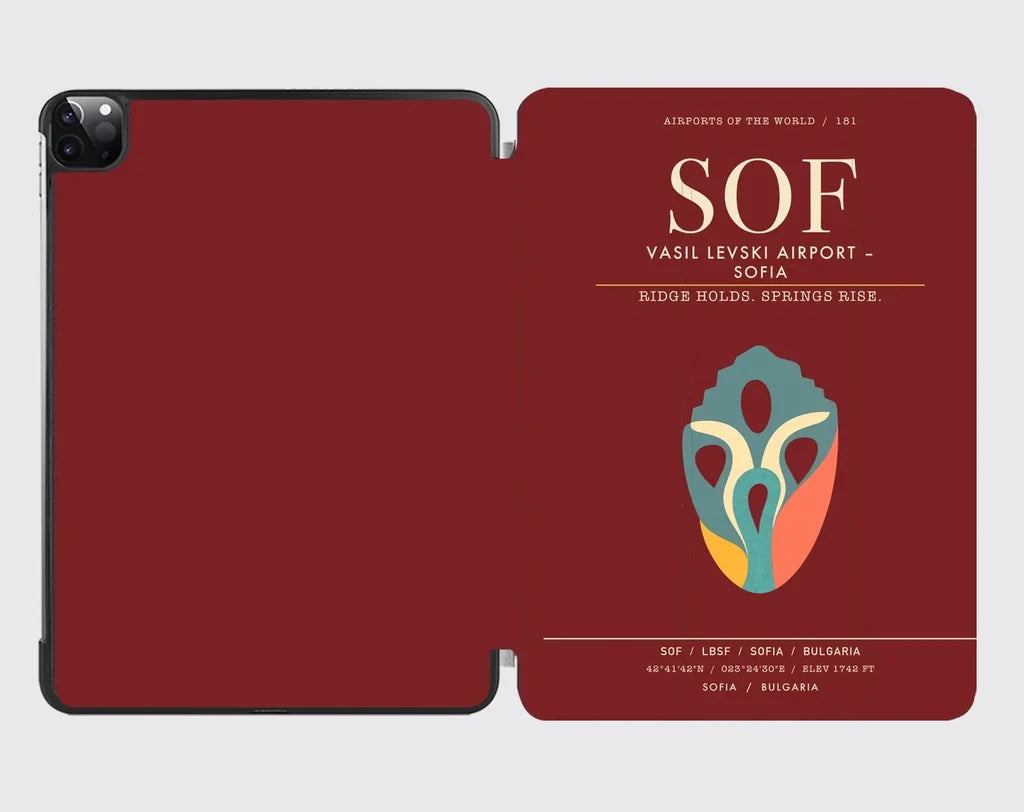 Vasil Levski Airport  Sofia SOF - Dark Red