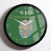 Thumbnail for Wrocaw Nicolaus Copernicus Airport WRO Wall-Clock Framed - Green