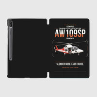 Thumbnail for Leonardo AW109SP GrandNew design on black samsung tablet tablet case
