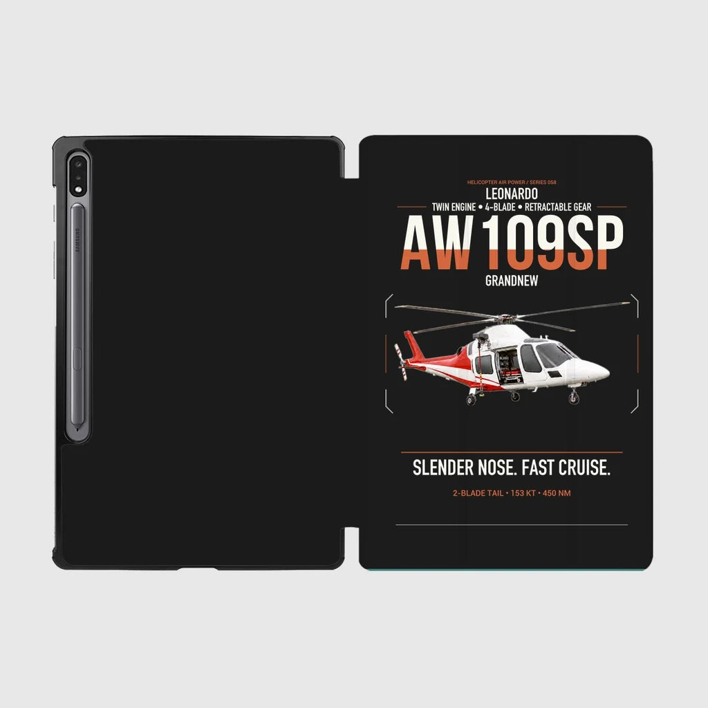 Leonardo AW109SP GrandNew design on black samsung tablet tablet case