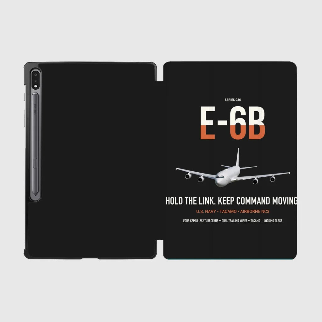 E-6B Mercury design on black samsung tablet tablet case