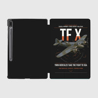 Thumbnail for Bristol Beaufighter TF X design on black samsung tablet tablet case