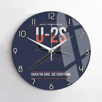 Thumbnail for U-2S Dragon Lady design on navy blue no frame wall clock