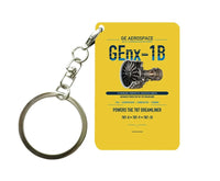 Thumbnail for GEnx-1B Key Chain design on yellow key chain