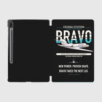 Thumbnail for Cessna Citation Bravo design on black samsung tablet tablet case