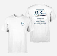 Thumbnail for Cessna Citation XLSPlus design on white double-side t-shirt, double-side print