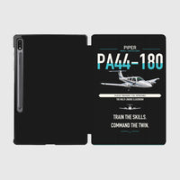 Thumbnail for Piper PA-44-180 Seminole design on black samsung tablet tablet case