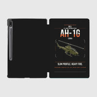 Thumbnail for Bell AH-1G Cobra design on black samsung tablet tablet case