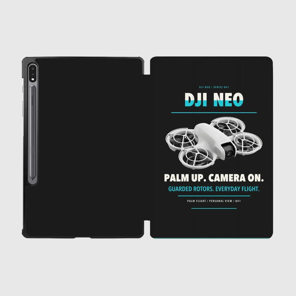 DJI Neo design on black samsung tablet tablet case