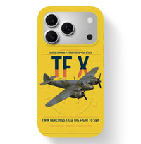 Thumbnail for Bristol Beaufighter TF X design on yellow magsafe iphone case, for iPhone 17 Pro