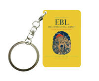 Thumbnail for Erbil International Airport EBL Key Chain design on yellow key chain