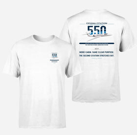 Double-Side Printing — Cessna Citation 550 - Citation II Double-Side T-Shirt