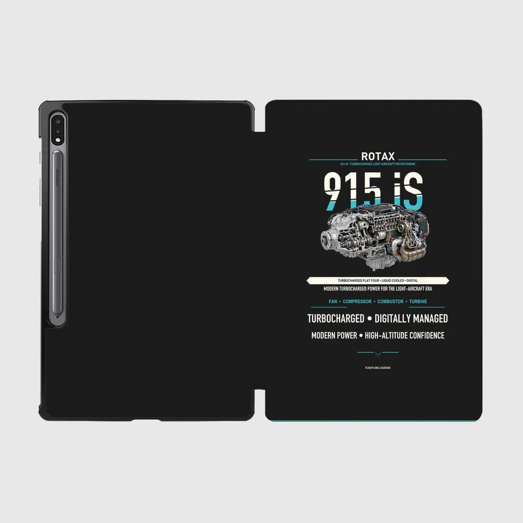 915 iS design on black samsung tablet tablet case