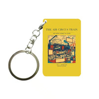 Thumbnail for VINTAGE G4037 - The Air Circus Train - Designed Key Chain design on yellow