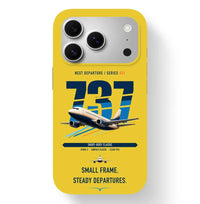 Thumbnail for Boeing 737-500 Classic design on yellow magsafe iphone case