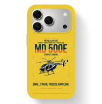 Thumbnail for MD Helicopters MD 500E design on yellow magsafe iphone case, for iPhone 17 Pro