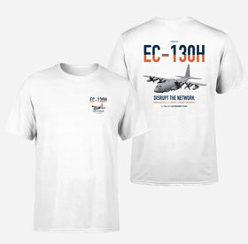Double-Side Printing — EC-130H Compass Call Double-Side T-Shirt