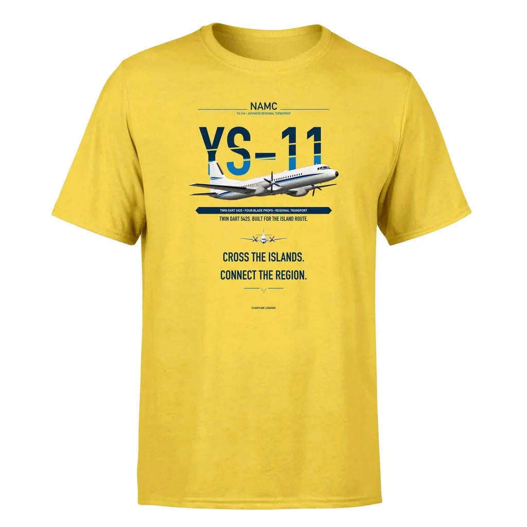 NAMC YS-11A design on yellow single side