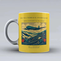 Thumbnail for VINTAGE G4342 - The Tea Terrace Overflight - Ceramic Mug design on yellow