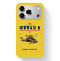 Thumbnail for Denel Rooivalk Mk 1F design on yellow magsafe iphone case, for iPhone 17 Pro