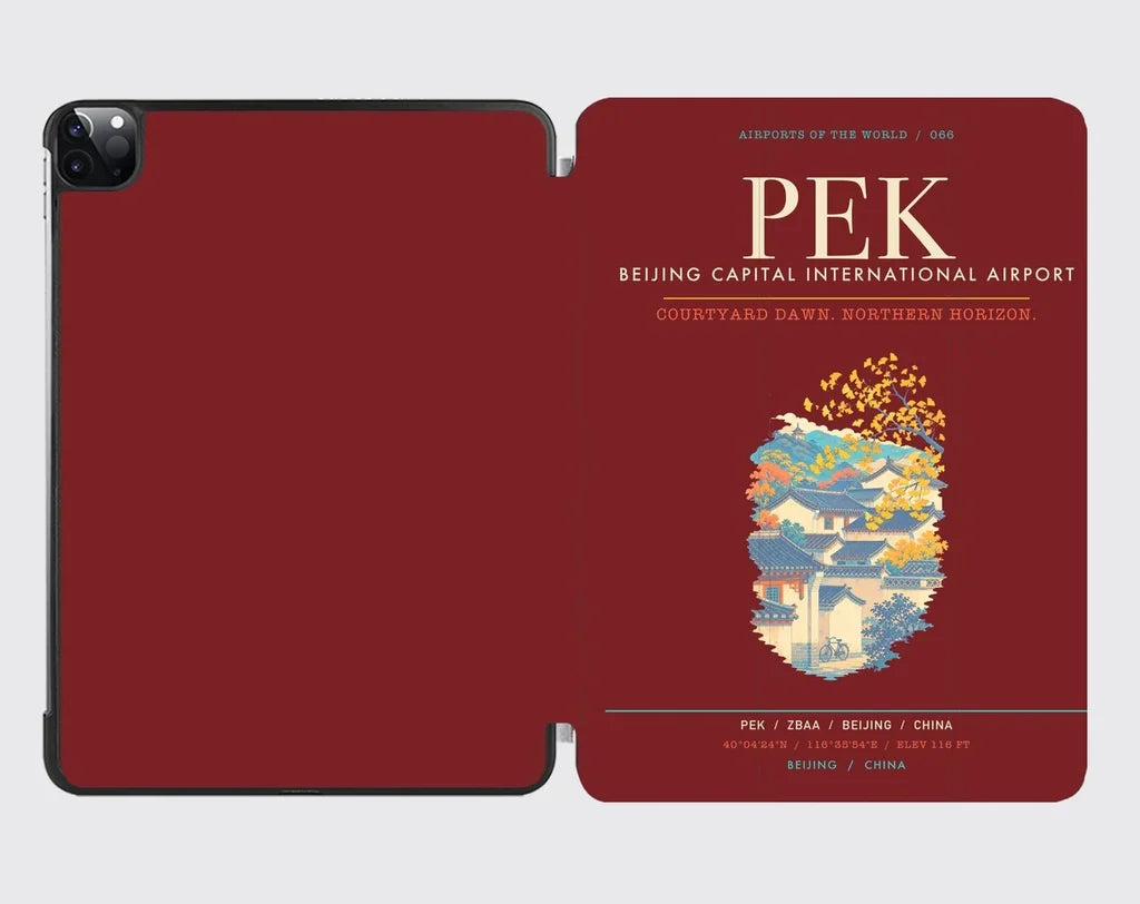 Beijing Capital International Airport PEK - Dark Red