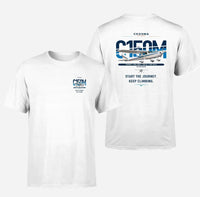 Thumbnail for Cessna 150M design on white t-shirt, double-side print