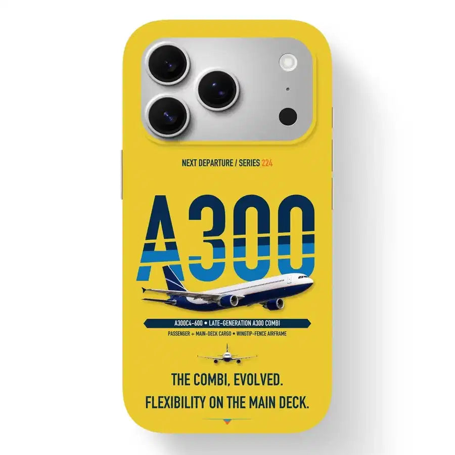 Airbus A300C4-600 Case design on yellow iphone case