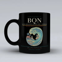 Thumbnail for Rafael Hernández Airport (BQN) airport code design on black ceramic mug