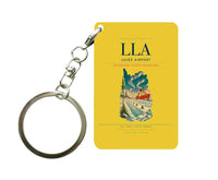 Thumbnail for Luleå Airport (LLA) design on yellow key chain