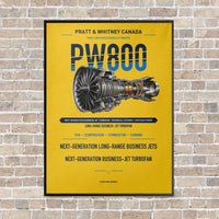 Thumbnail for PW800 vertical canvas print - framed - yellow background