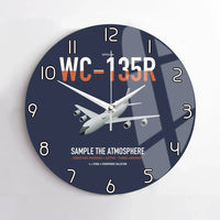 Thumbnail for WC-135R Constant Phoenix design on navy blue no frame wall clock