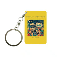 Thumbnail for VINTAGE G4442 - The Island Cinema Night - Designed Key Chain design on yellow