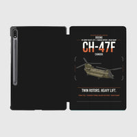 Thumbnail for Boeing CH-47F Chinook design on black samsung tablet tablet case