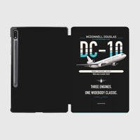 Thumbnail for McDonnell Douglas DC-10 design on black samsung tablet tablet case
