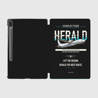 Thumbnail for Handley Page HPR.7 Dart Herald design on black samsung tablet tablet case