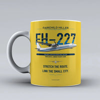 Thumbnail for Hiller FH-227B Mug design on yellow fairchild