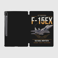 Thumbnail for F-15EX Eagle II design on black samsung tablet tablet case