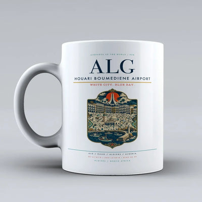Houari Boumediene Airport ALG Mug - White