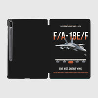 Thumbnail for F A-18E F Buddy Tanker design on black samsung tablet tablet case